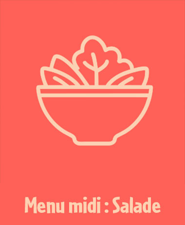 Menu du midi Salade Restaurant La Grange