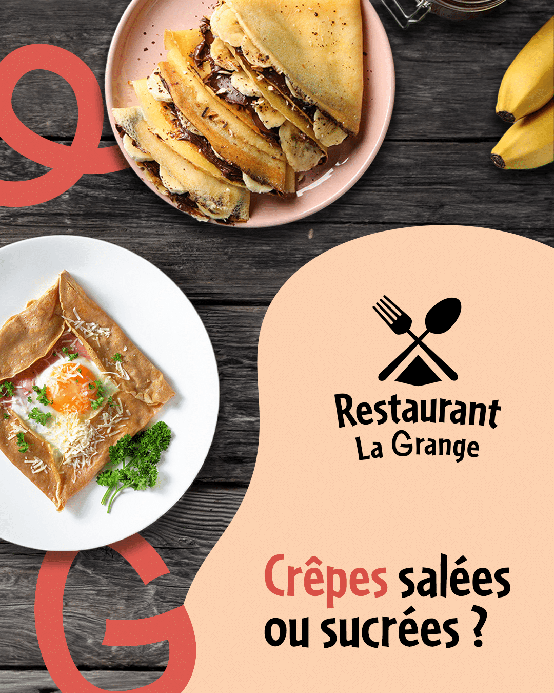 Crêpes sucrées ou salées ?