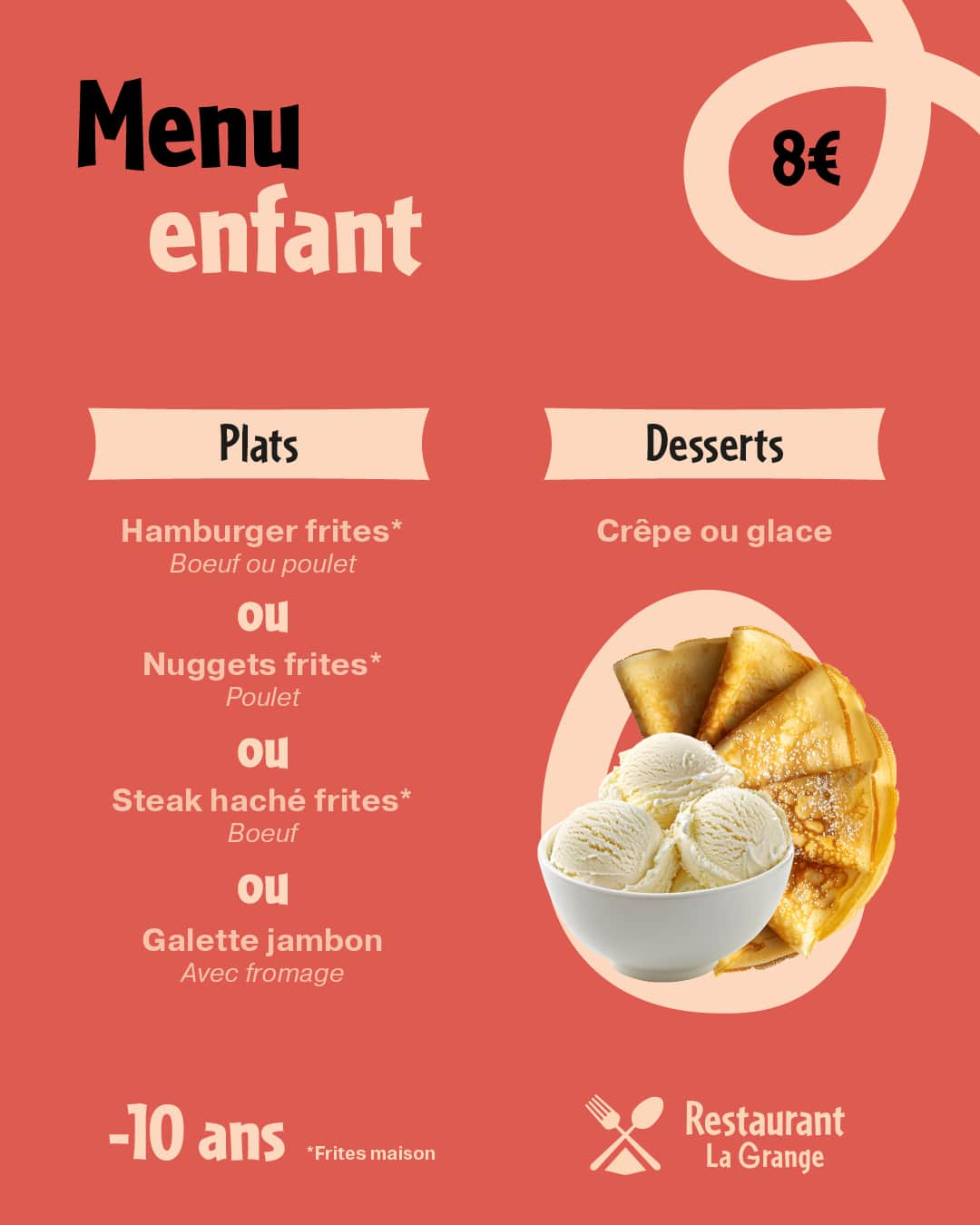 MenuEnfant