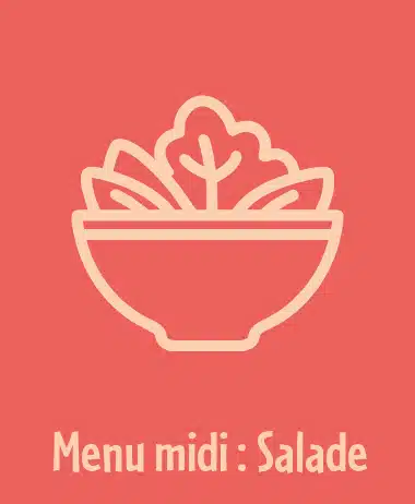 Menu du midi Salade Restaurant La Grange